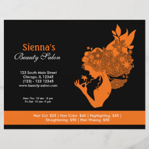 Beauty Salon (Orange) Flyer