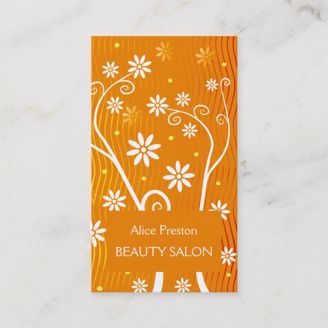 BEAUTY SALON | Professional Business Card (Front)