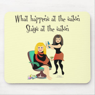Beauty Salon Secrets Mouse Pad