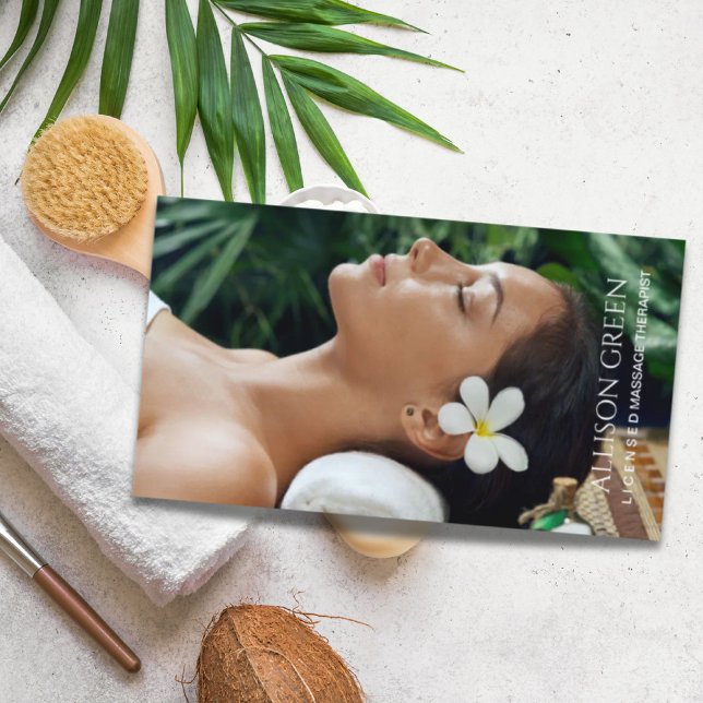 Beauty Salon SPA Aromatherapy Massage Salon  Business Card (Beauty Salon SPA Aromatherapy Massage Salon Business Card)