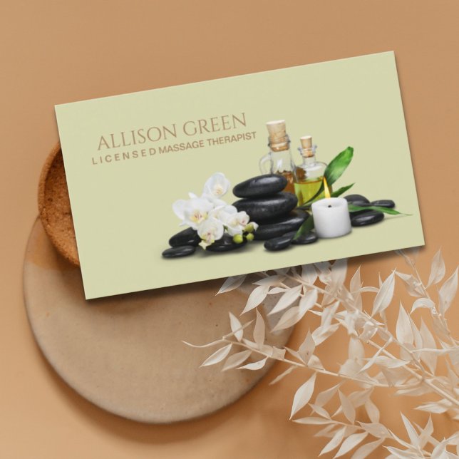 Beauty Salon SPA Massage Salon Aromatherapy Business Card (Beauty Salon SPA Massage Salon Aromatherapy Business Card)