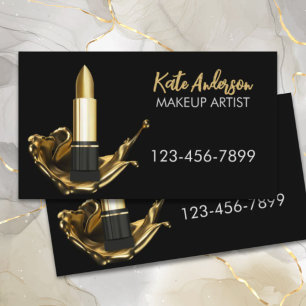 Beauty Salon Stylist Cosmetologist Makeup Artist Business Card