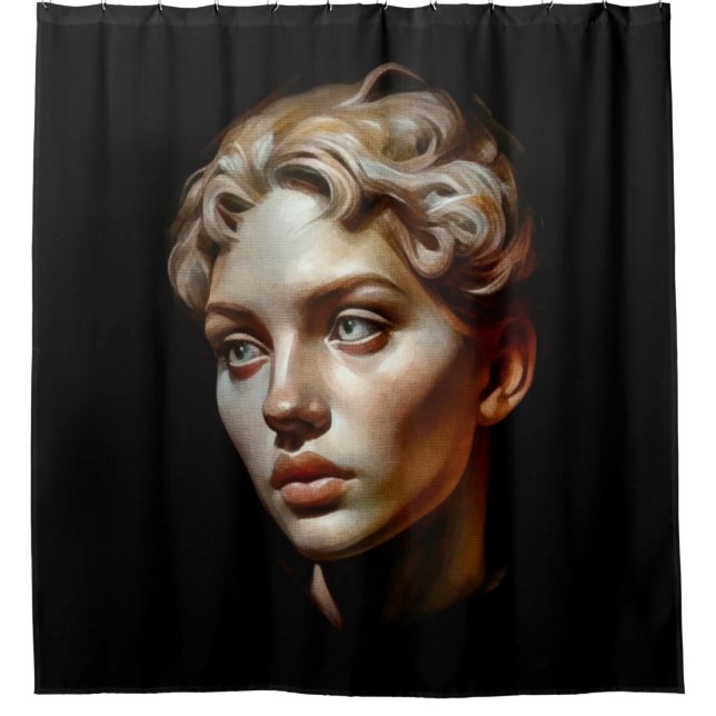 Beauty Shower Curtain (Front)