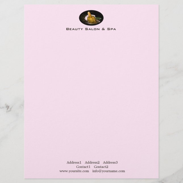 Beauty Spa 1 - Letterhead (Front)