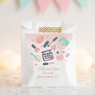 Beauty spa glitz and glam birthday party favour bag