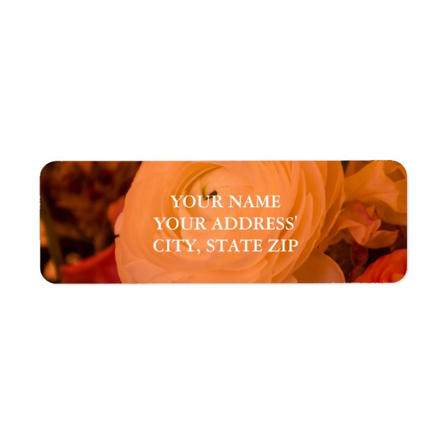 BEAUTY SURROUNDS ADDRESS LABEL TEMPLATE RETURN ADDRESS LABEL (Front)