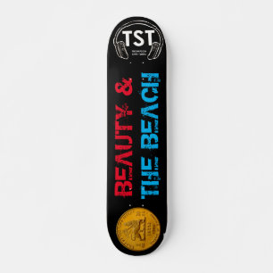 BEAUTY & THE BEACH Skateboard, 7¾" Deck Skateboard