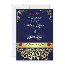 Beauty & the Beast Wedding Invitation