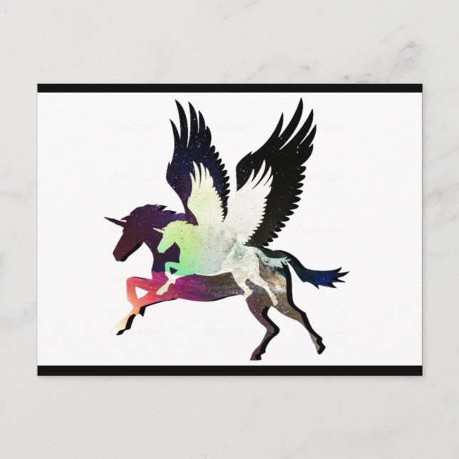 Beauty & The Unicorn Postcard (Front)