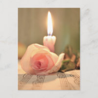 Beauty treatment-pink rose and candle