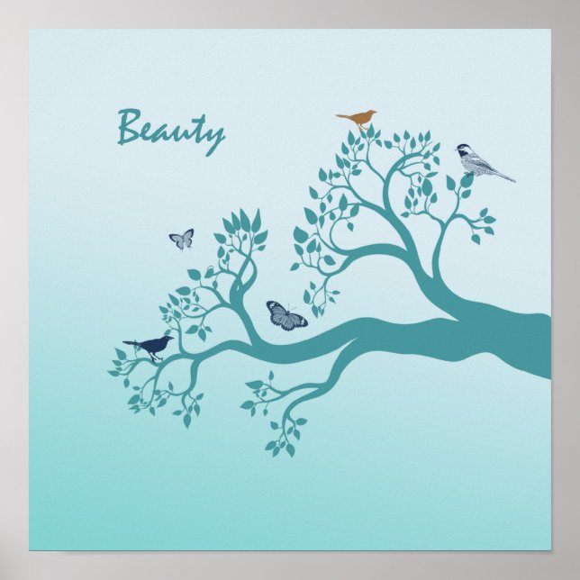 Beauty Tree Branch Poster (Front)