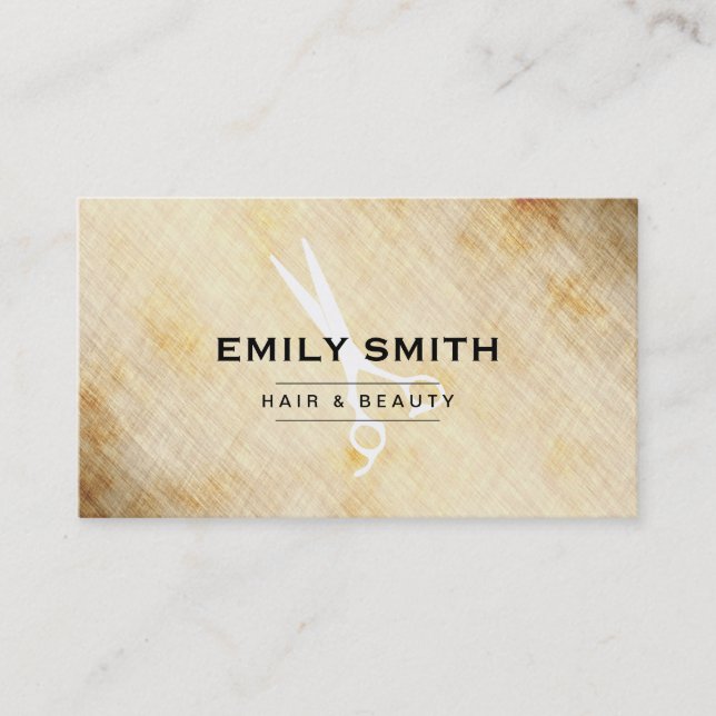 Beauty | Vintage (Pricing Card) Business Card (Front)