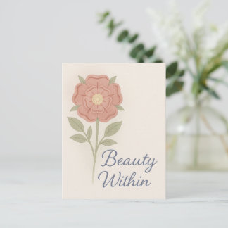 Beauty Within — Key chain Postcard