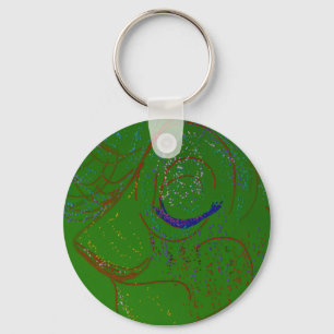 Beauty Within Two Toned Keychain