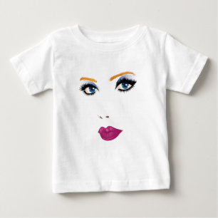 Beauty woman face 2 baby T-Shirt