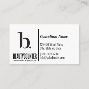 Beautycounter Business Card Never List