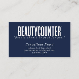 Beautycounter Consultant Business Card