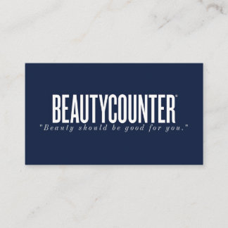 Beautycounter Consultant Business Card (No QR)