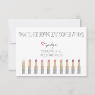 Beautycounter Hand-drawn Thank You Card