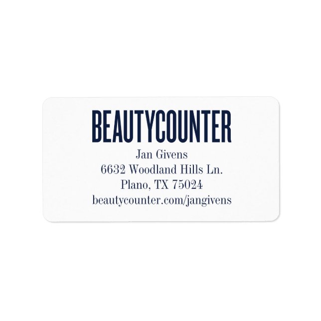 Beautycounter New Logo Label (Front)