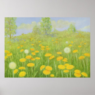 Beautyful Dandelion by Cargill, 1937 Poster