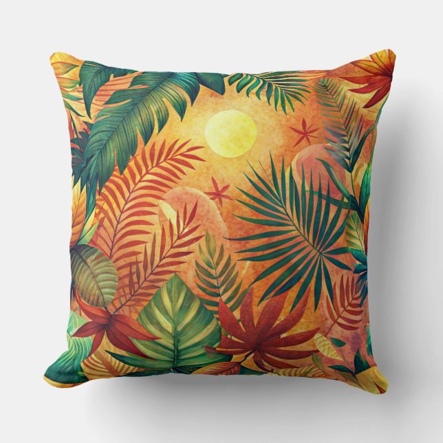 Beautyful Tropical Pattern Design Kissen Cushion (Front)