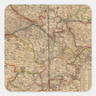 Beauvais France Square Sticker