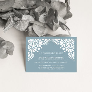 Beaux Arts Wedding Hotel Accommodation Cards