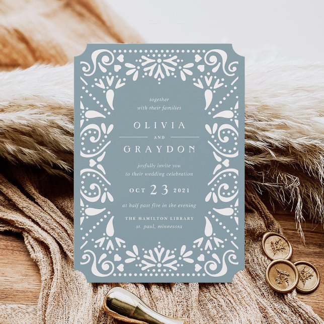 Beaux Arts Wedding Invitation | Tourmaline (Creator Uploaded)