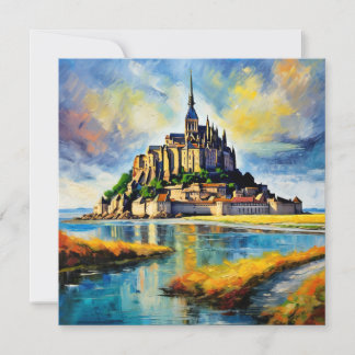 BEAUX Le Mont-Saint Michel  Holiday Card