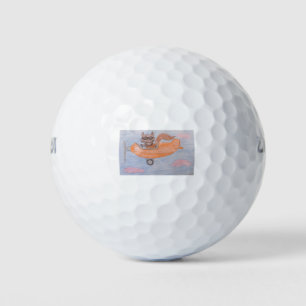 Beaver 🦫 Aeroplane ✈️ Pilot Golf Balls