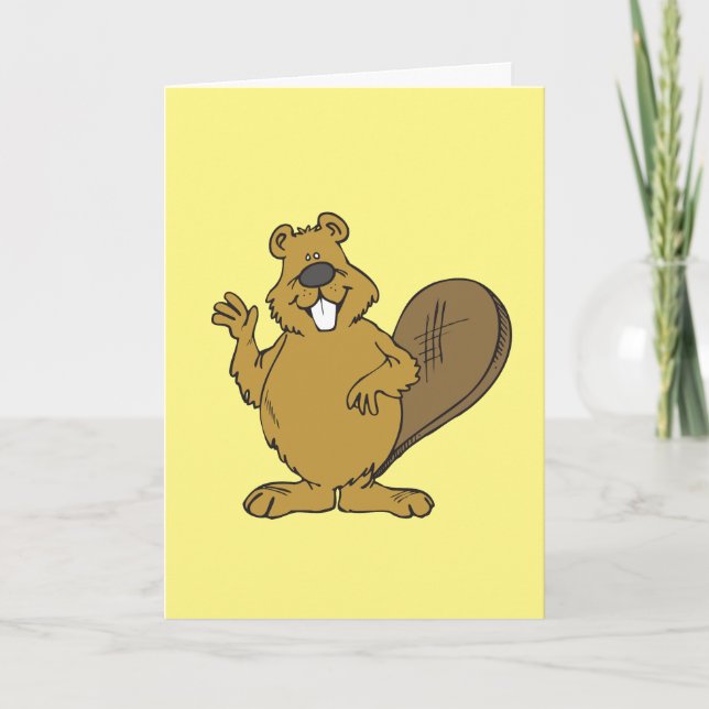  BEAVER ALL OCCASION HELLO CARD (Front)