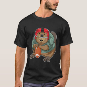 Beaver American Football T-Shirt