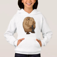 Beaver at Chess with Chess piece Bishop