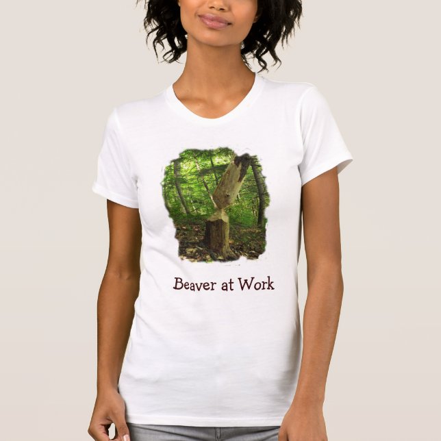 Beaver at Work T-Shirt (Front)