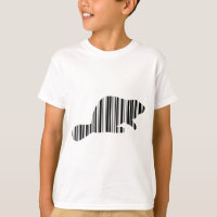 BEAVER BAR CODE Animal Barcode Pattern Design