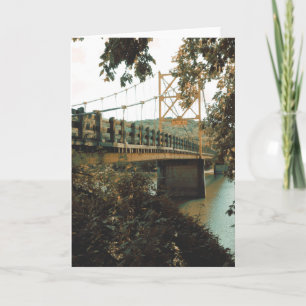 beaver bridge in eureka springs holiday card