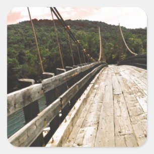 beaver bridge square sticker