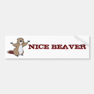 BEAVER BUMPER STICKER