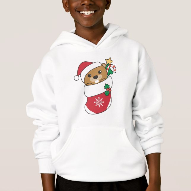 Beaver Christmas Snow Winter Animals Beaver (Front)