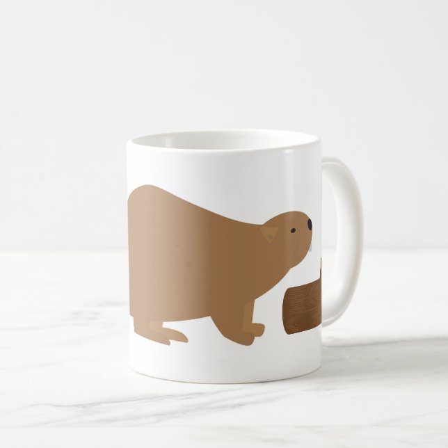 Beaver Coffee Mug (Front Right)