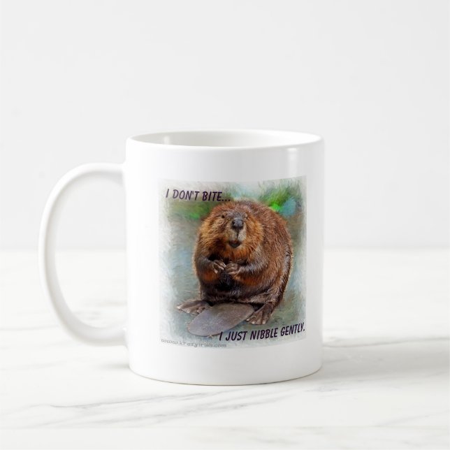 Beaver Coffee Mug (Left)