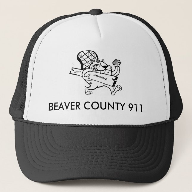 BEAVER COUNTY 911 TRUCKER HAT (Front)