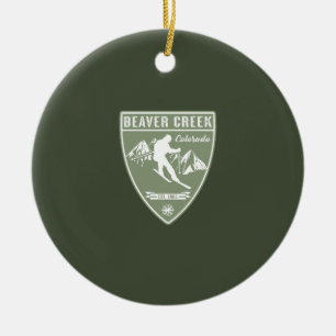 Beaver Creek Colorado Ceramic Ornament
