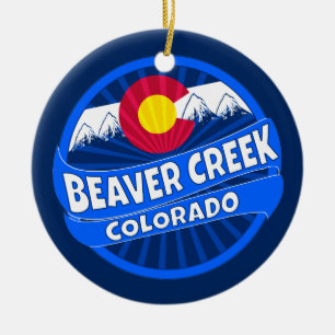 Beaver Creek Colorado mountain burst ornament