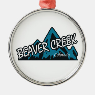 Beaver Creek Colorado Mountains Metal Ornament