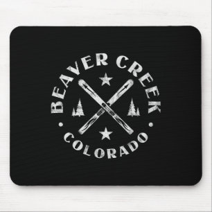 Beaver Creek Colorado Ski Mountain Skiing Skier 1  Mouse Pad