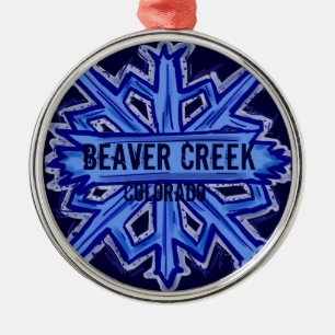 Beaver Creek Colorado snowflake ornament
