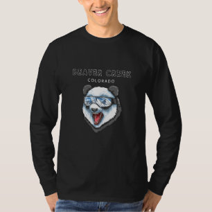 Beaver Creek Colorado Usa Panda Ski T-Shirt