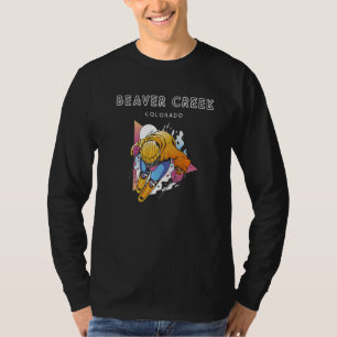 Beaver Creek New Colorado USA Retro Ski T-Shirt